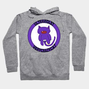 ULTRAVIOLET VERY CRAZY CAT Hoodie